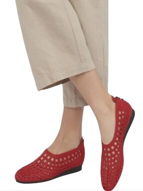 Arche Nirick Laser-Cut Suede Flats EU 41